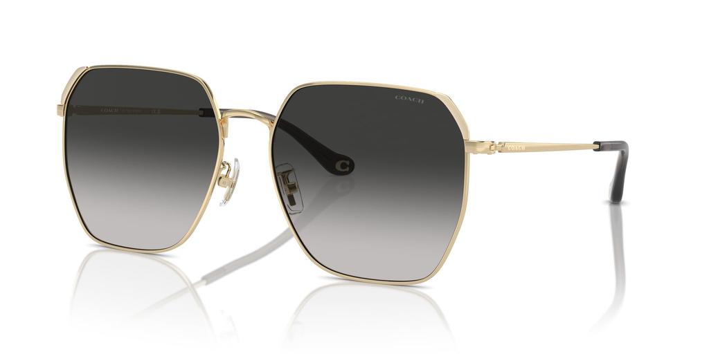 Coach Sunglasses HC7165D CR638 SHINY LIGHT GOLD 60 Women's