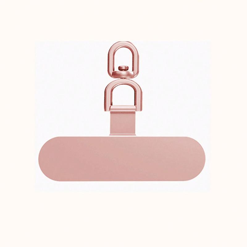 1pcs New Upgrated 360 Rotatable Stainless Steel Phone Tether Tab Metal Patch Gasket Cellphone Lanyard Safety Connecter Piece