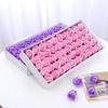 50 teile/schachtel Seife Rose Köpfe Romantische Hochzeit Valentinstag Geschenk Hochzeit Bankett Hause Dekoration Mit Blumen