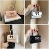 Minimalist Pu Mini Shoulder Bag With Butterfly Knot Design For Casual Daily Use