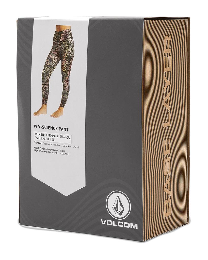 Volcom PANT First Layer Inner Pants Women's V-SCIENCE (H2252502) - Snow, Quick-Drying,
