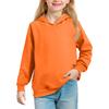 Big Kids' Solid Hoodie - Unisex Pullover Sweatshirt
