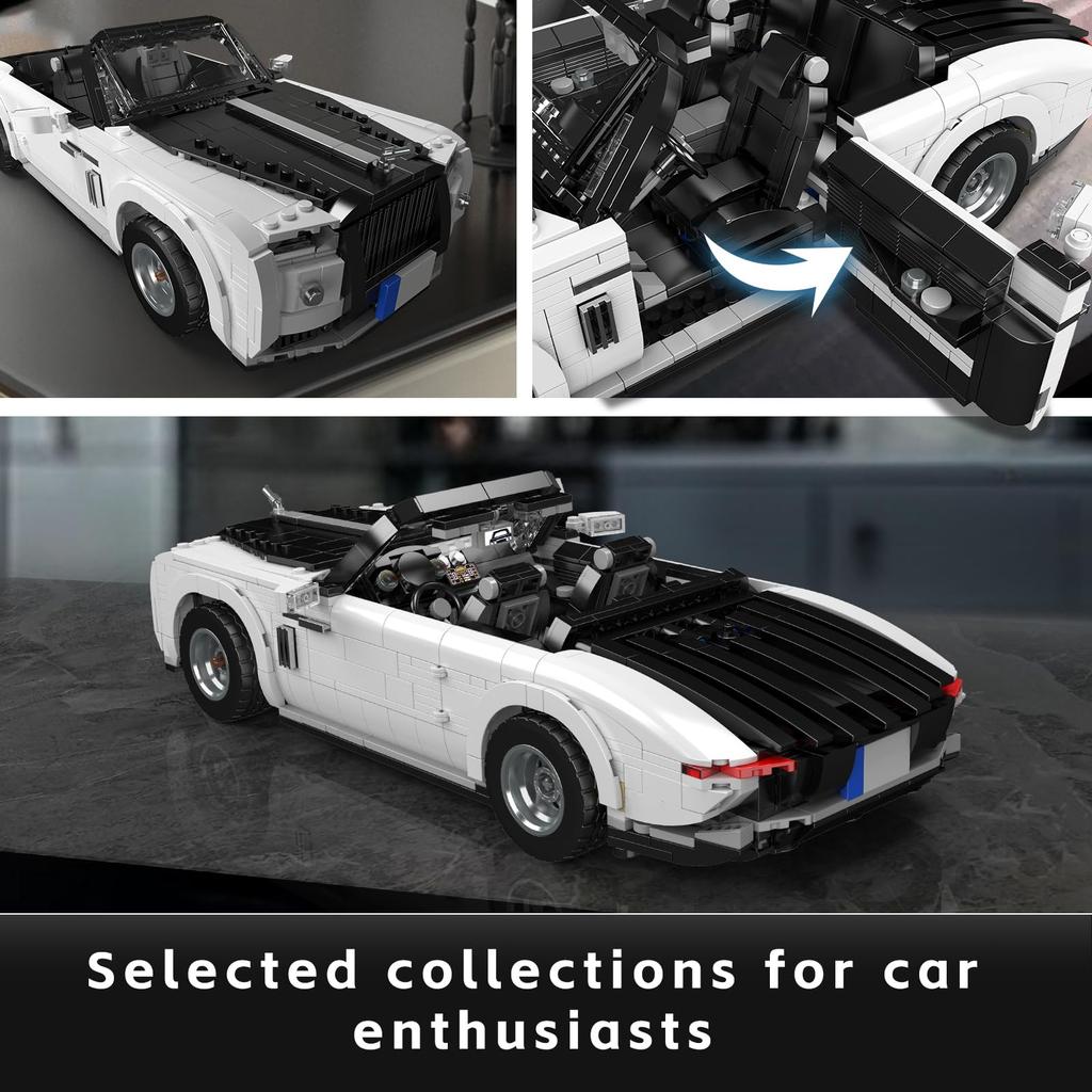 Mold King 10031 MOC Technology Sports Car Model Building Blocks Creative Sports Car Open Car Clamp Blocks Car Model Building Blocks Toy Set Suitable