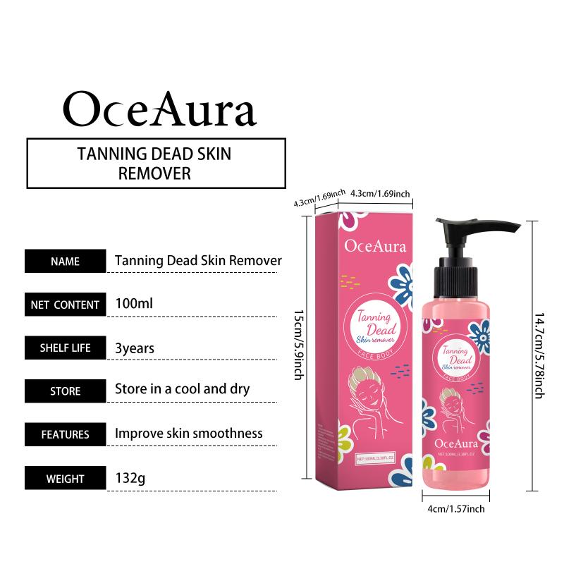 Oceaura 100Ml Gentle Exfoliating Body Gel Remove Dead Skin Brightens Elbows Knees For Sensitive Skin Types