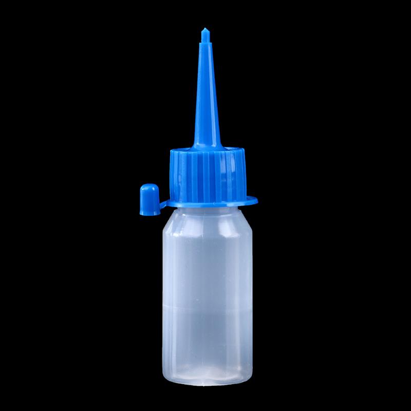 1Pc Reuse White Plastic Bottle Squeeze Glue Applicator Paper Quilling Needle Tip