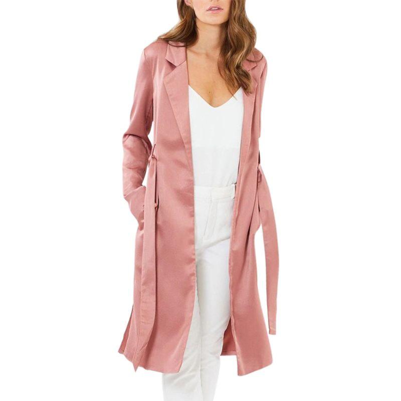 pink satin duster