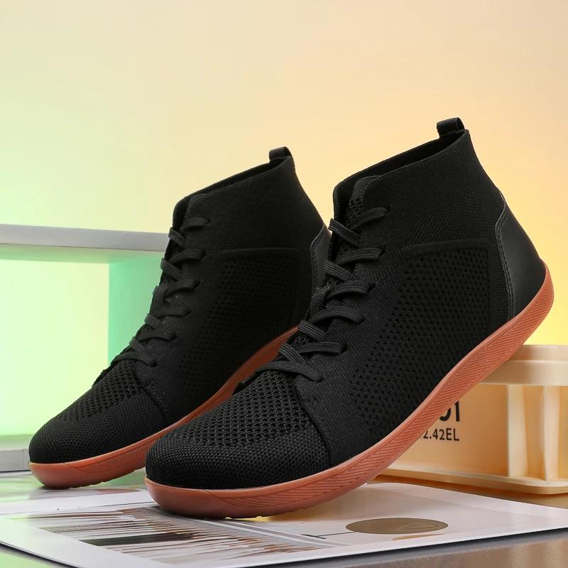 

Минималистичные босые туфли унисекс легкие дышащие кроссовки с нулевым дном и широким носком мужские кроссовки для бега на открытом воздухе повседневная обувь для ходьбы 40