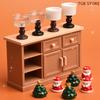 10Pcs Dollhouse Miniaturas Christmas Decor Ice Cream Cup Play Doll House Accessories Toy Pretend Play Toy