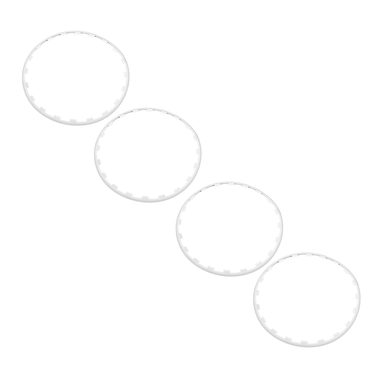 4 Stuks Wiel       Stijlvolle Stevige Wielranden T  Beschermer   voor 19 Inch Wielen white