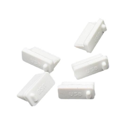 5Pcs Dustproof Standard USB 2.0/3.0 Dust Plug Port Charger Cover for PC Notebook