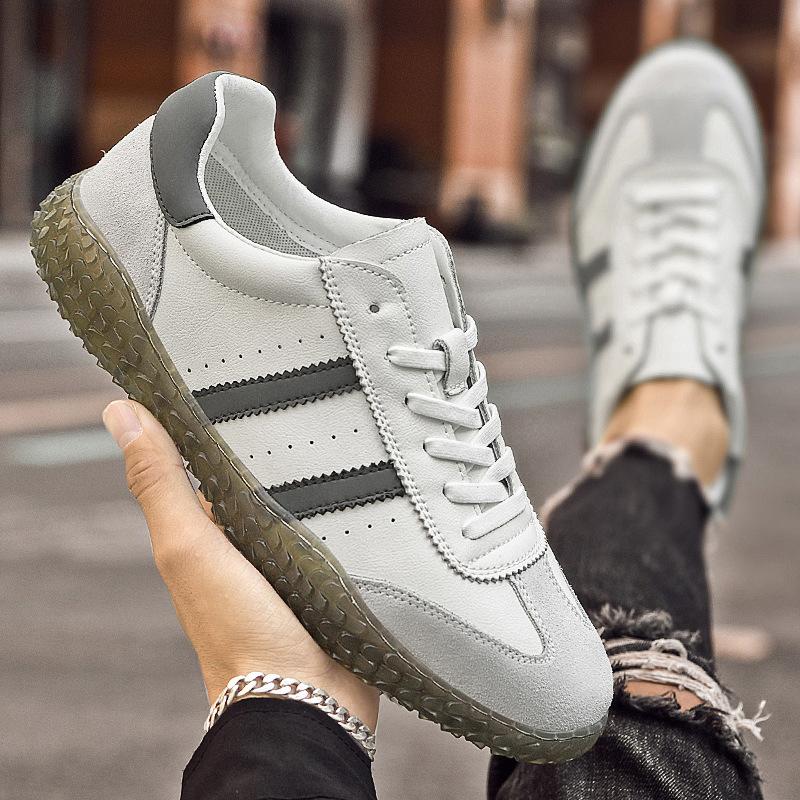 Four seasons tide shoes fashion transparent shoes soft sole casual shoes breathable board shoes men's sports shoes flat baseplate shoes