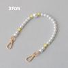 New Fashion Woman Bag Accessory Detachable White Beaded Chains Cute Acrylic Luxury Strap Women Elegant Bag Phone Handle Chain