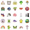 50 High-Value Creative Graffiti Easy To Tear Small Ear Sticker Decoration