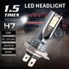 H7 LED Headlight Bulb Beam Kit 12V 100W High Power LED Car Light Headlamp 6000K Auto Headlight Bulbs 12000LM Bulbs 7