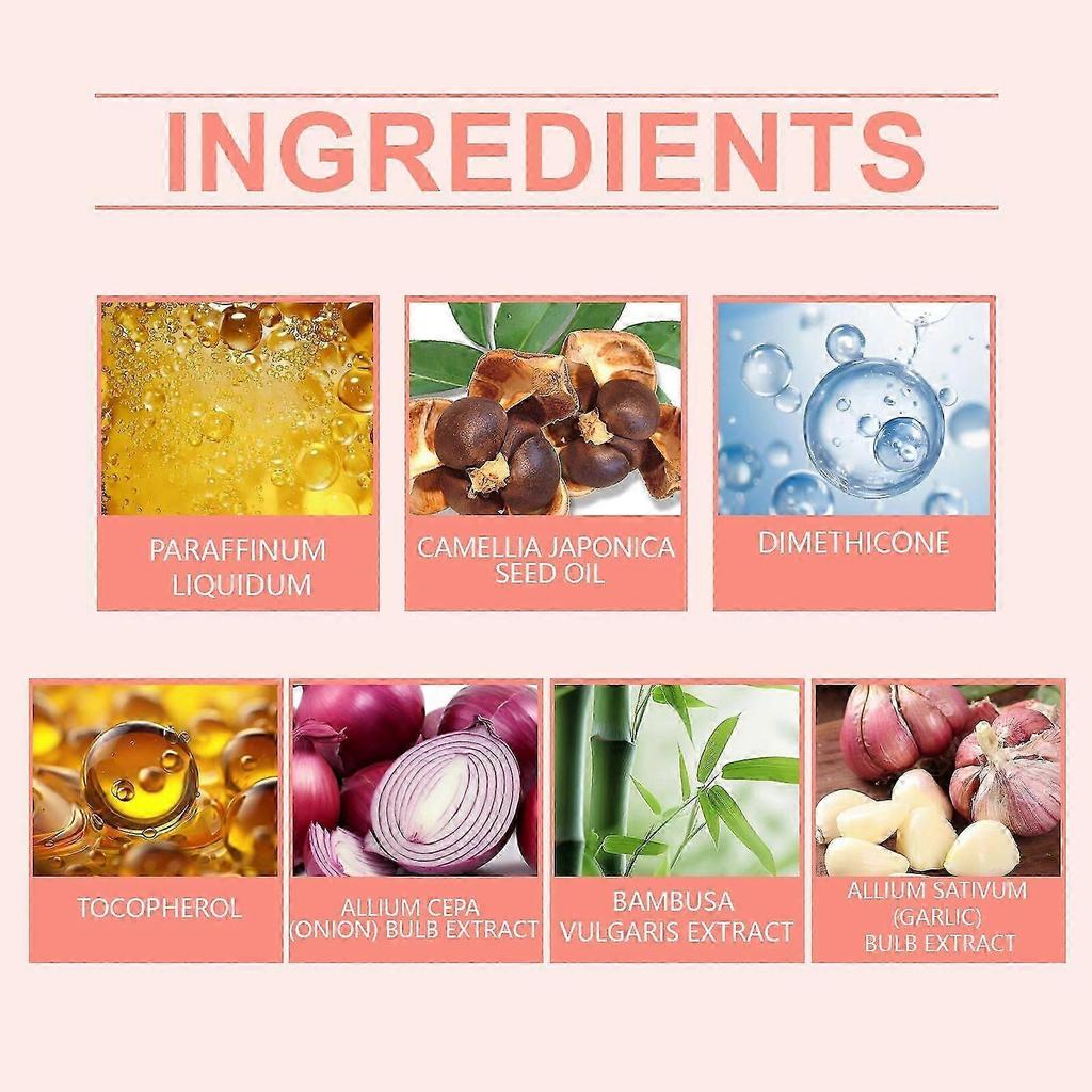 Revitalizing Hair Care Serum with Camellia Seed Oil  Moisturizing, Strengthening & Volumizing for Fuller, Thicker Hair  Lightweight, Non-Greasy Formul