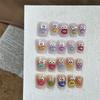 Cartoon Nail Art Stickers Big Mouth & Big Eyes Face Cartoon Stickers Suitable for Nails Art Decorations