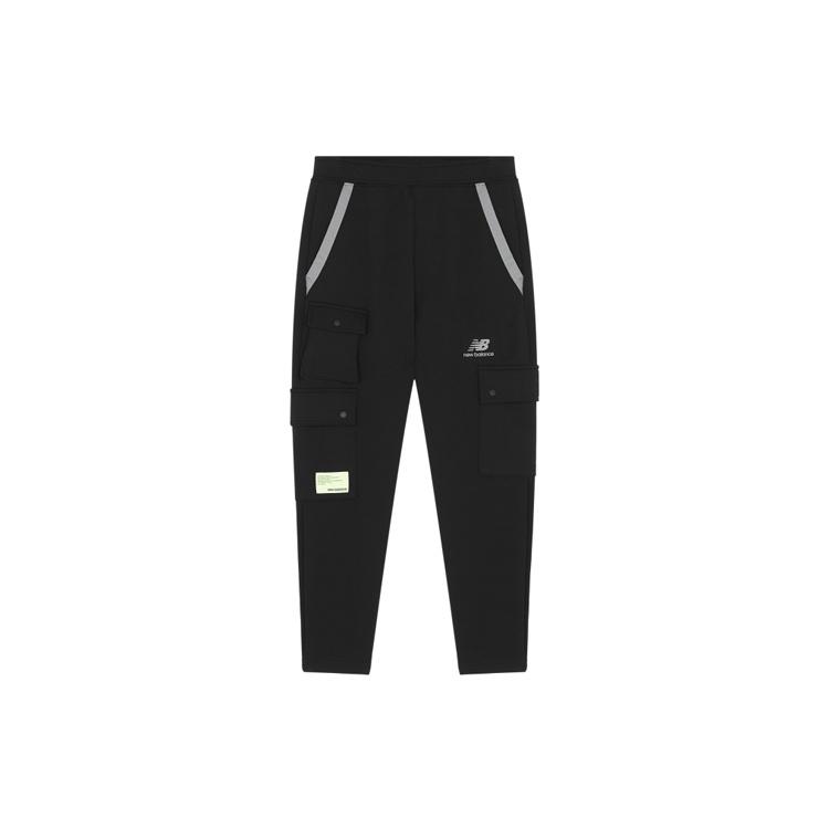 New Balance CNY Logo Cotton Cargo Pants Asia Sizing  Black  Men s AMP21365-BK L