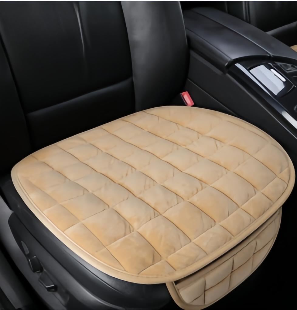 Car Cushion with Comfort Seat Cushion Driver Foam & Non-Slip Rubber Vehicles Office Chair Home Car Pad Seat Cover Accessories