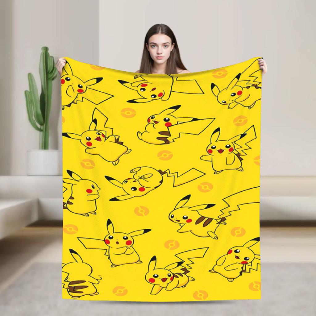Bulbasaur Bloom Manga Blanket Quality Warm  Bedding Throws Winter Students Couch Chair Sofa Bed Fashion Bedspread