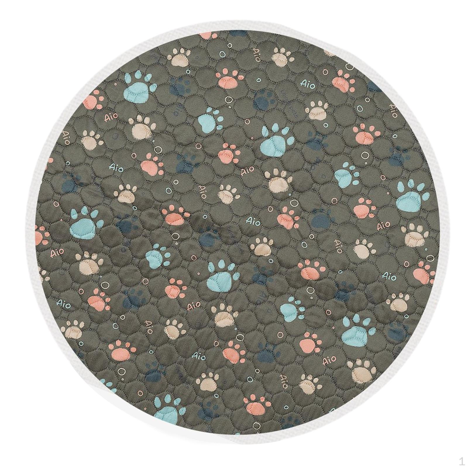 

Моющийся коврик для мочи собак, впитывающий водонепроницаемый многоразовый горшок для домашних животных собак коричневый