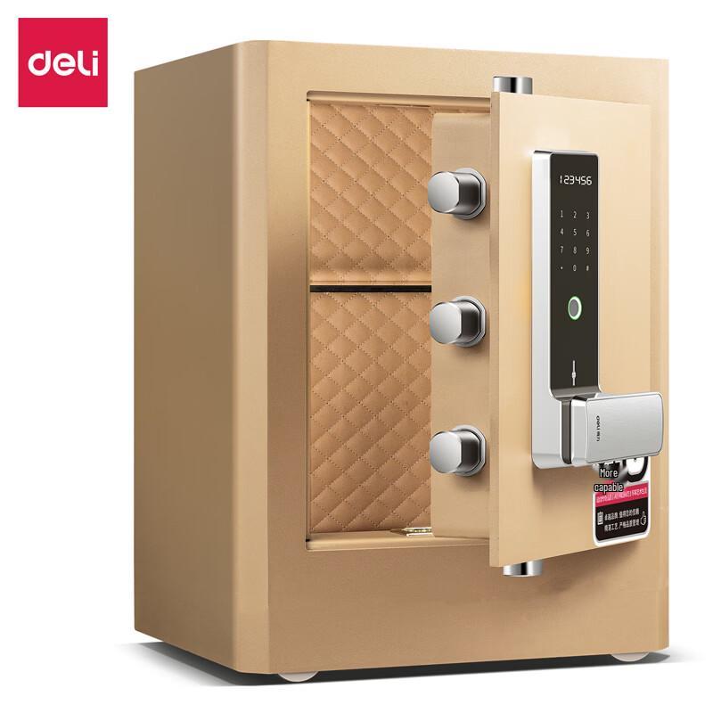 Deli 4115G Fingerprint Password Safe
