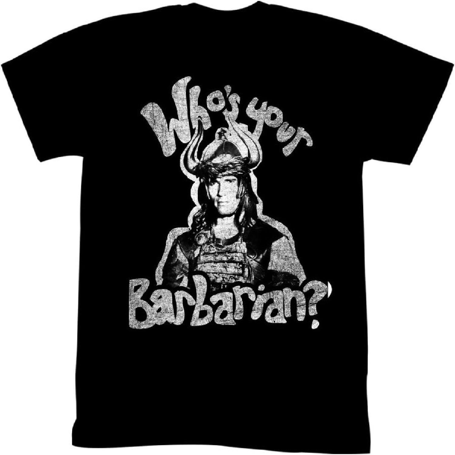 

Conan Movie Whos Your Barbarian Adult T-Shirt Tee S