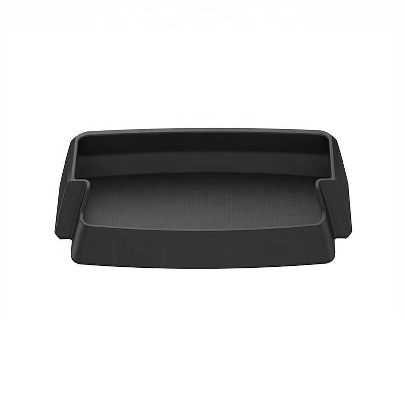 Center Console Armrest Storage Box For Tesla Model Y Juniper Model 3 Highland Eyeglasses Holder Armrest Tray Silicone Accessory