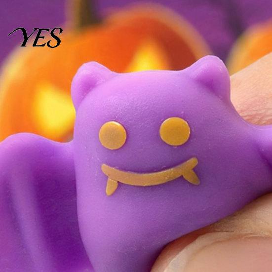 Spooky Toy Calendar Halloween Advent Calendar, 24 Days Countdown with Pcs Slow Rising Mini Rice Ball Plush Squeeze Toys, Scary Collectible Dolls Gifts