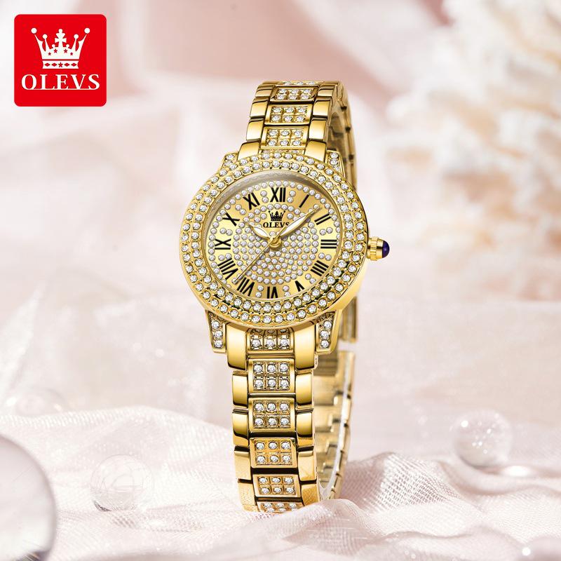 

Oulishi Trendy Women’s Quartz Watch with Diamonds