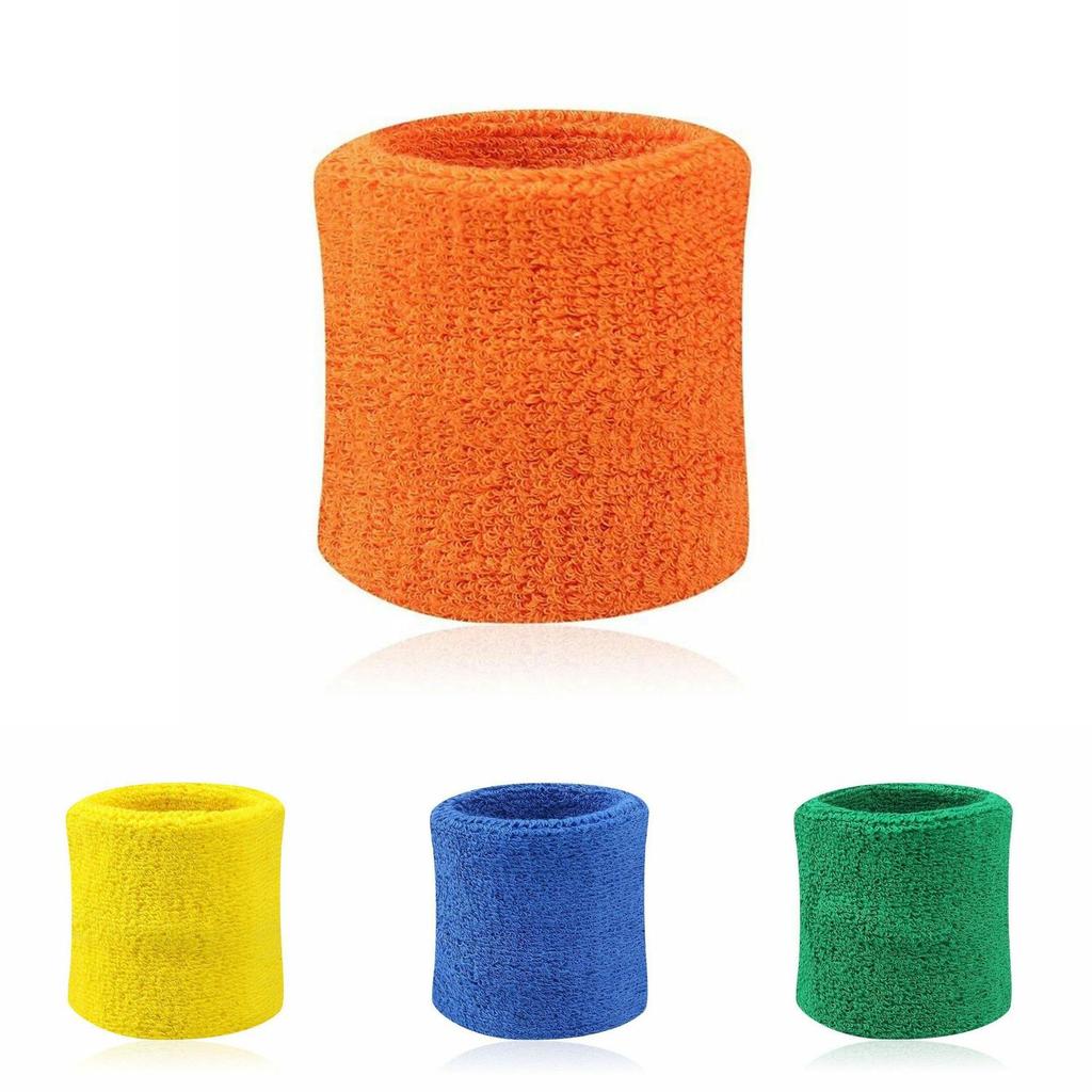 Multicolor Cotton Wrist Wraps For Yoga Gym And Sports Training With Logo Customization And Absorbent Fabric