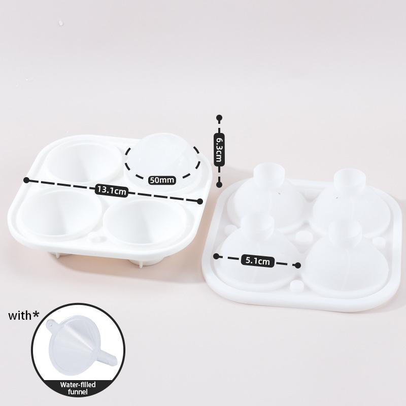 New Ice Hockey Ice Cube Mold Ice Tray Whiskey Ice Tray Food Grade Silicone Ice Maker Modeling Ice Maker Kitchen Tool