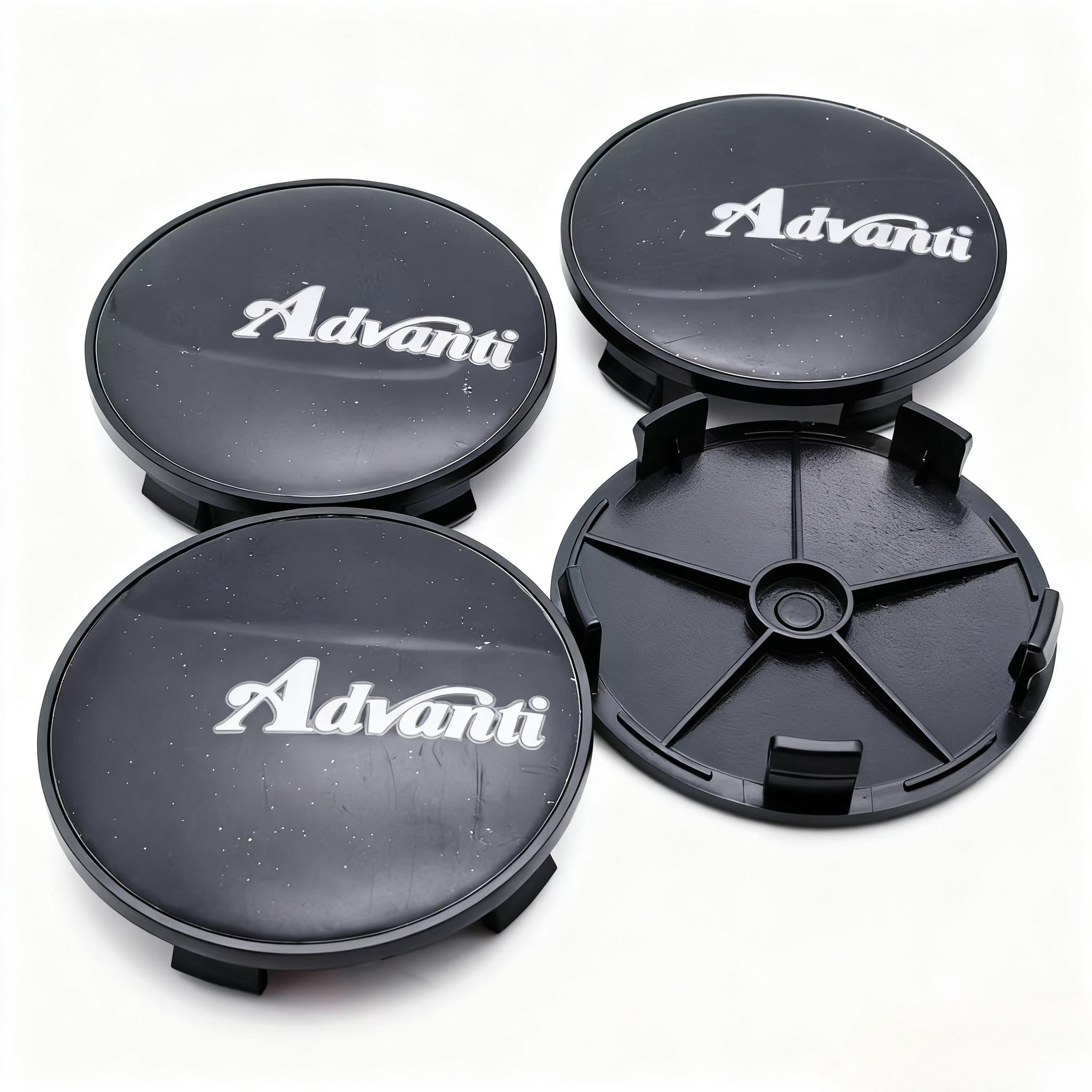

4pcs Advanti Racing Logo Emblem Badge Car Wheel Center Caps 68MM 63MM Wheels Hub Cap Rim Hubcaps Cover Replace Car Accessories Advanti Badge&4pcs Wheel Caps