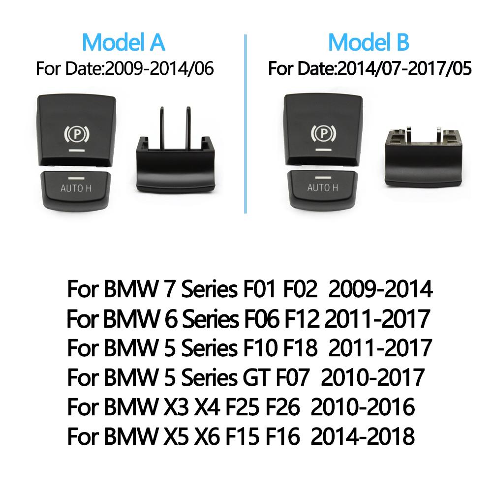 Electronic Handbrake Parking Switch Auto H Button Replacement For BMW 5 7 X3 X4 F Series F01 F02 F10 F12 F15 F16 F25