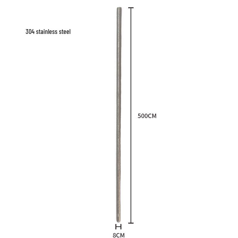 304 Stainless Steel M8/M10 Threaded Rod Bolt Stud