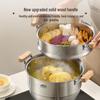 ASD 3-Layer 32CM Stainless Steel Steamer Pot