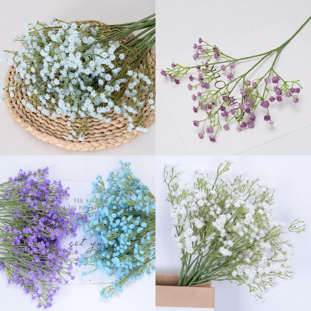 Artificial Gel Soft Gypsophila Paniculata For Home Decor And Office Displaylay