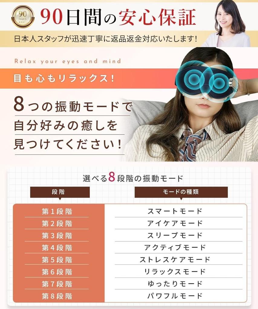 by a Physical Comfortable Eye Visible Eye USB Hot Cool Eye Vibration Function [Supervised Therapist] [Visual Care! Mask] Mask, Rechargeable, & Care,