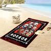 Chibi Chucky Freddy Krueger Druck Strandtuch, Großes Weiches Schnelltrocknendes Handtuch für Strand Camping Schwimmen
