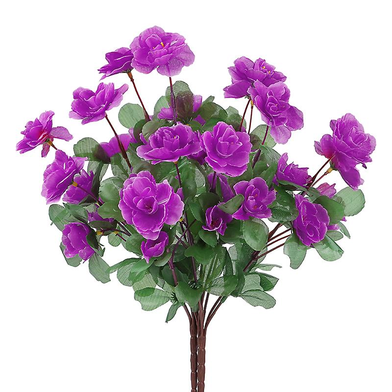 

1/4pcs Artificial Silk Azalea Flowers for Home Garden Indoor Outdoor Decoration Wedding Party Table Christmas Decor Rose Bouquet 1Pcs