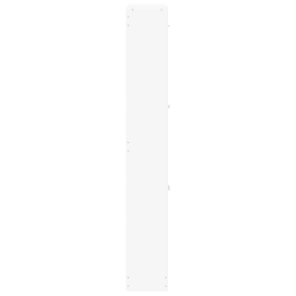 Shoe Cabinet White 59 x 17 x 108 cm Engineered Wood