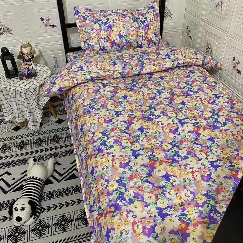 Súprava mäkkej prikrývky Posteľná súprava obliečky na vankúš Love Hear Pattern