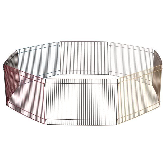 Enclos Pour Rongeur - TRIXIE - Ø86cm - Métal Verni - Extensible - Intérieur/Extérieur