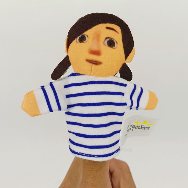 

Family Cosplay Hand Puppet Plush Toy Parent-Child Puppet Toddler Storytelling Finger Puppet Puppet Doll 9cm（0.01kg）