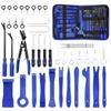 43 Pieces Car Interior Trim Removal Tool Kit, Auto Plastic Clips Puller Set for DIY Panel Disassembly