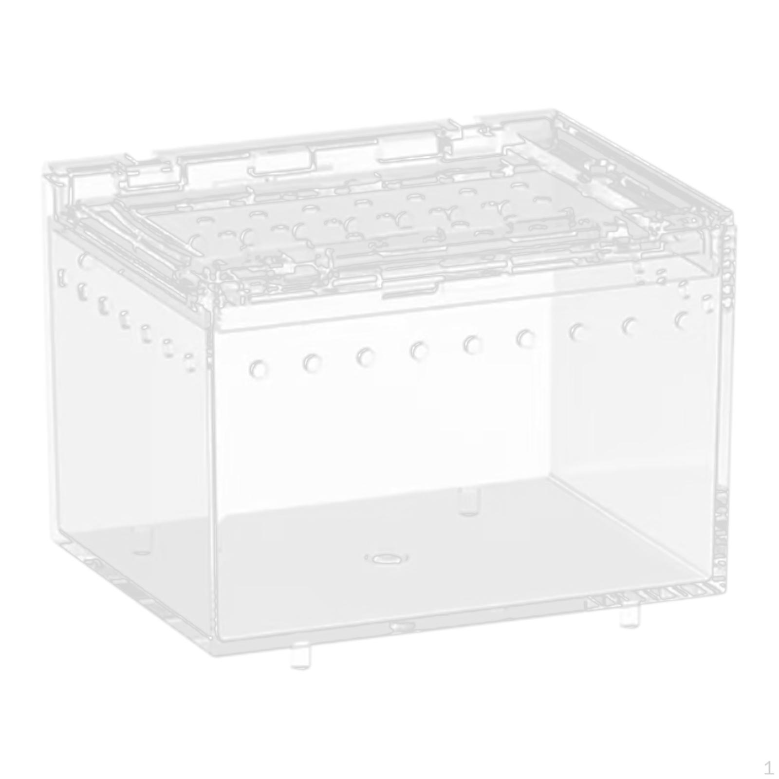 

Контейнер для обитания животных для рептилий и раков-отшельников 7cmx8cmx10cm