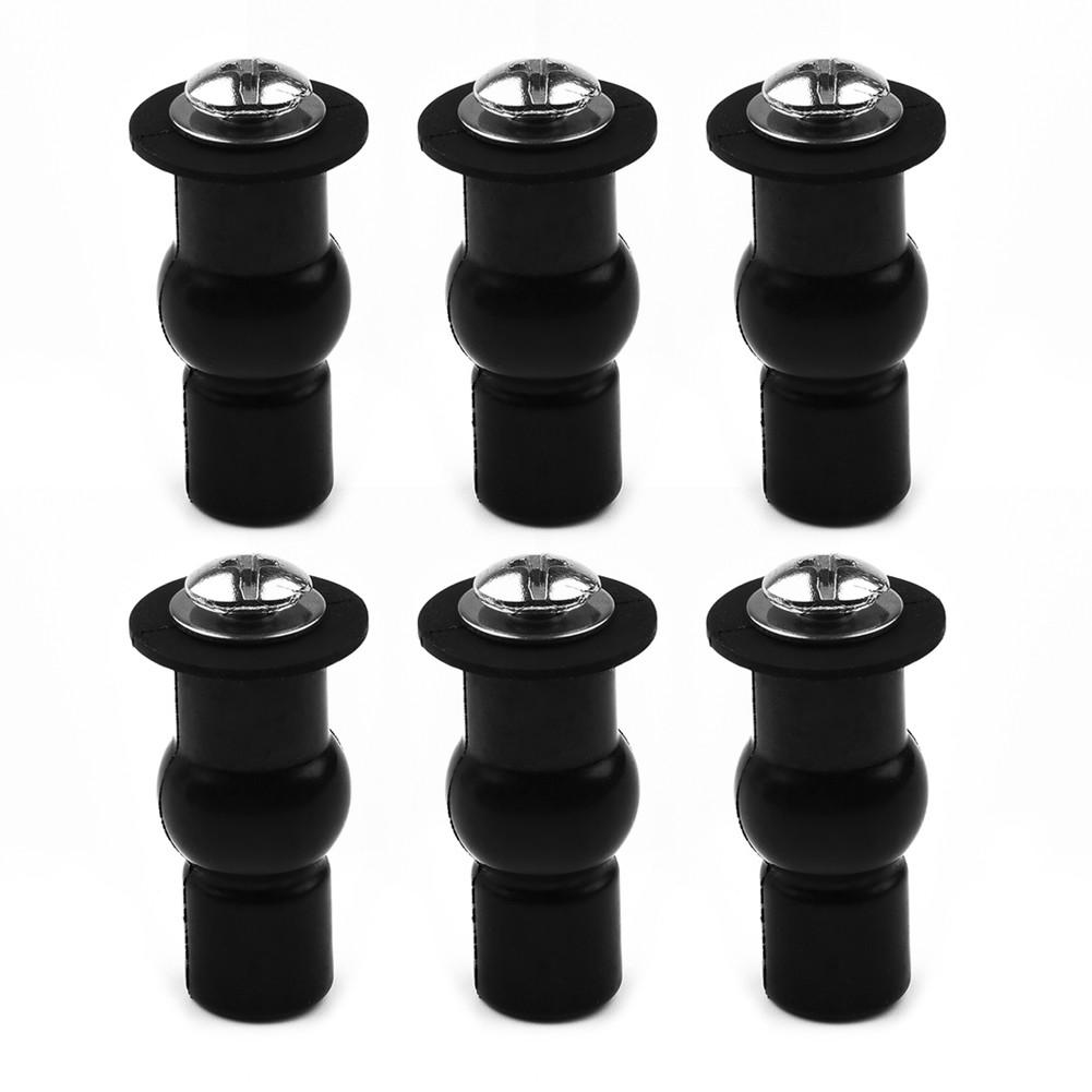 3 Pairs Of Top Fix Screw Rubber Bung Toilet Expansion Bolt Toilet Seat TOP Fixing Toilet Seat Back To Wall Bung Hinge Hole