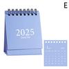2025 Mini Simple Small Desk Calendar Pocket Portable Accessories Decoration Plan Punch Desk Calendar Desktop D0c2