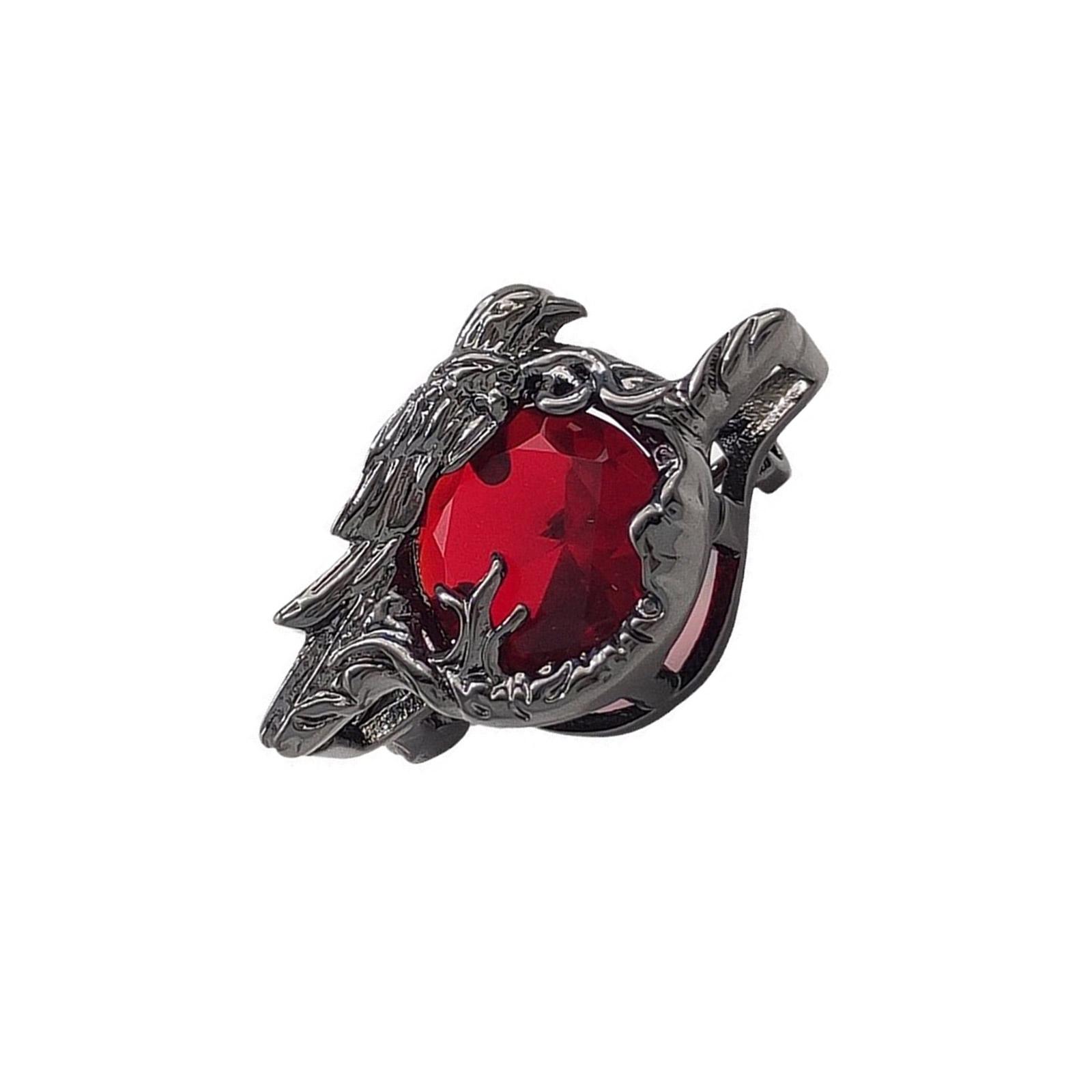 

Модная изысканная булавка на лацкан в виде вороны с капающими масляными узорами, контрастный аксессуар для костюмов для вечеринок A