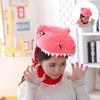 Cute Dinosaur Head Hat Cosplay Headgear Animal Warm Hat Party Hats PP Cotton