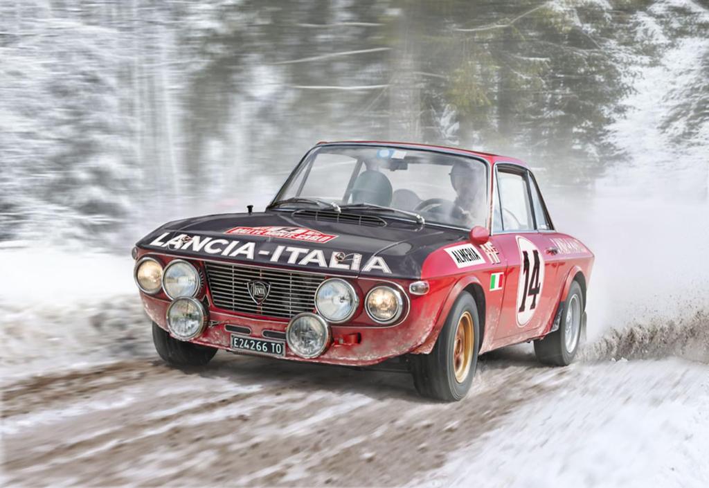 Italeri Scale Lancia Fulvia HF 1972 Monte Carlo Rally Plastic Model Kit IT3670JP 1/24 (Car)